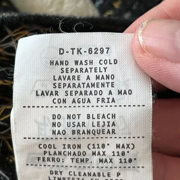 Ermenegildo Zenga Cotton Blend Lightweight Crew Neck Sweater Black Blue Yellow S